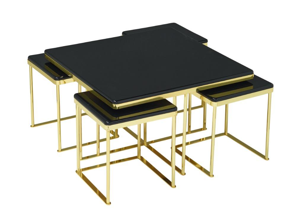 Lora Soffbord Set 4+1
