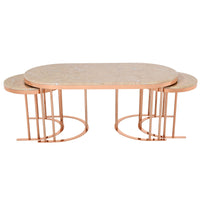 Lena Oval Soffbord Set 2+1 bild 3